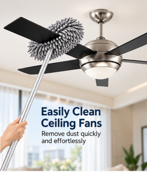 Microfiber Ceiling & Fan Cleaning Brush