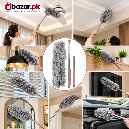 6FT Extendable Microfiber Duster – Washable