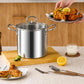 Stainless steel deep frying cooking pot ( 3.5 liter )