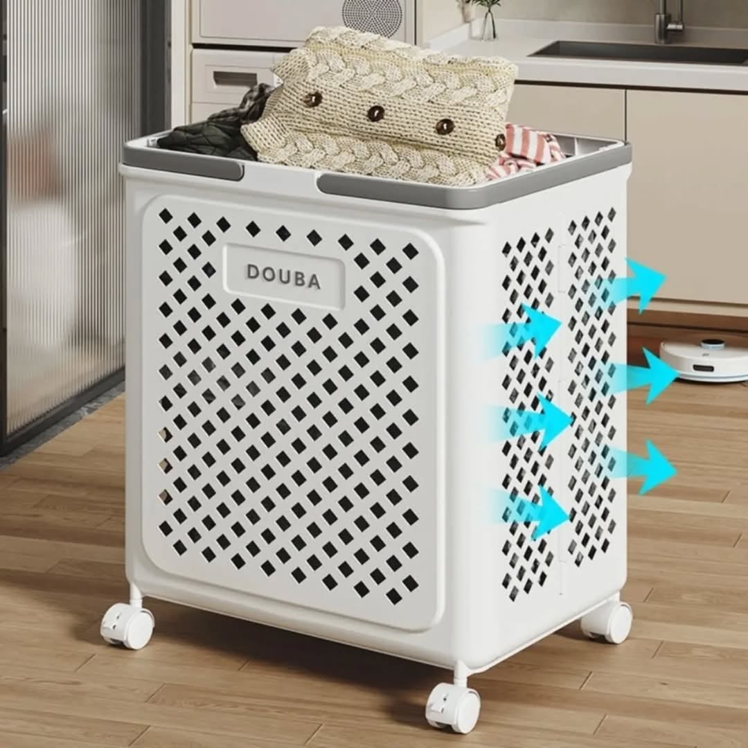 Space saving easy to move Foldable Laundry Bucket