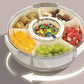 Premium Quality Acrylic 360 Rotate Dry Fruit Storage container Serving Tray