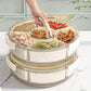 Premium Quality Acrylic 360 Rotate Dry Fruit Storage container Serving Tray