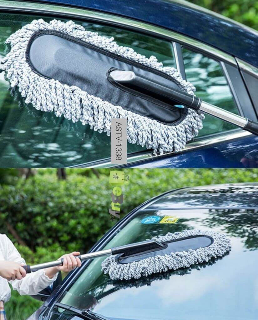 Best Microfiber Car Cleaning Duster | Telescopic Handle Exterior & Interior Cleaner