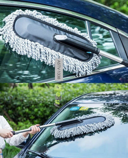 Best Microfiber Car Cleaning Duster | Telescopic Handle Exterior & Interior Cleaner