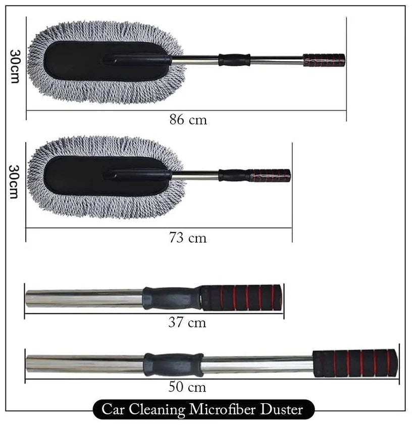 Best Microfiber Car Cleaning Duster | Telescopic Handle Exterior & Interior Cleaner