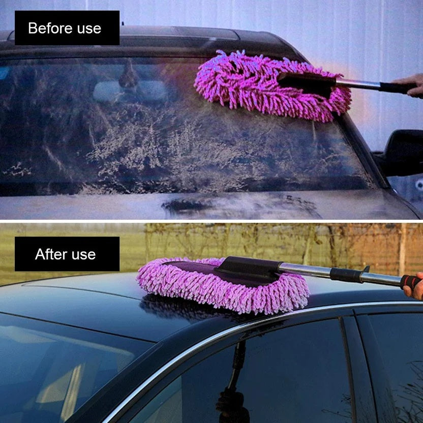 Best Microfiber Car Cleaning Duster | Telescopic Handle Exterior & Interior Cleaner
