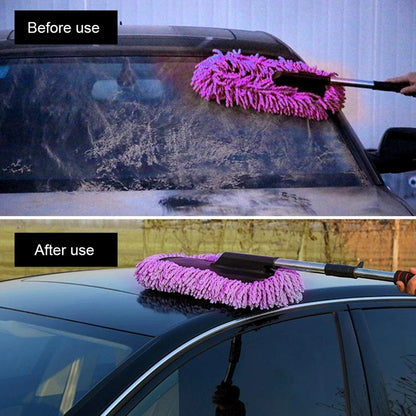 Best Microfiber Car Cleaning Duster | Telescopic Handle Exterior & Interior Cleaner