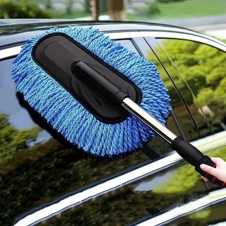Best Microfiber Car Cleaning Duster | Telescopic Handle Exterior & Interior Cleaner