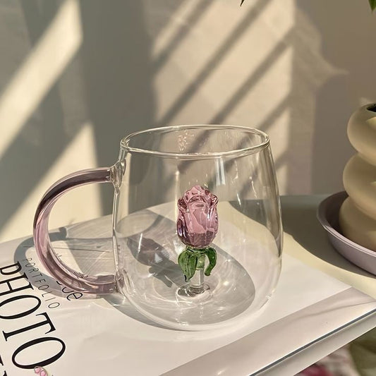 3d Transparent Heat Resistant Glass Cup