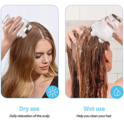 Cat Claw Head Massager, Electric Head Massager, Wireless Scalp Massager, Long Grasping Hand Scalp Massager, Automatic Rotate Massager, Portable Silicon Head Muscle Relaxing Device