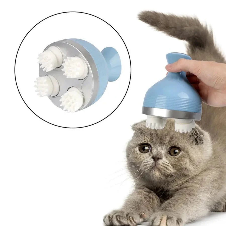 Cat Claw Head Massager, Electric Head Massager, Wireless Scalp Massager, Long Grasping Hand Scalp Massager, Automatic Rotate Massager, Portable Silicon Head Muscle Relaxing Device