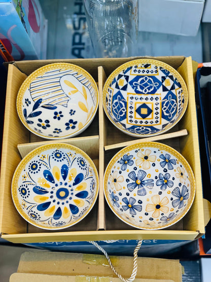 Creative Ceramic Porcelain Bowl Set (Box Packing)