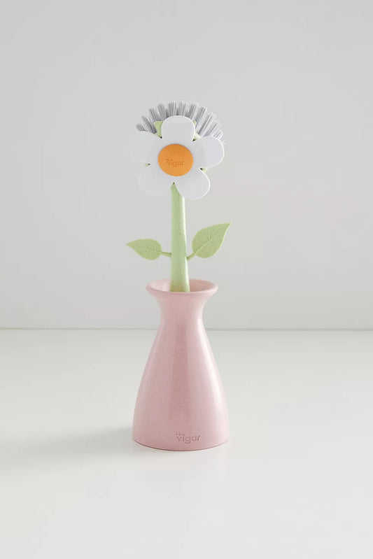 Vase Flower Shape Cleaning Brush