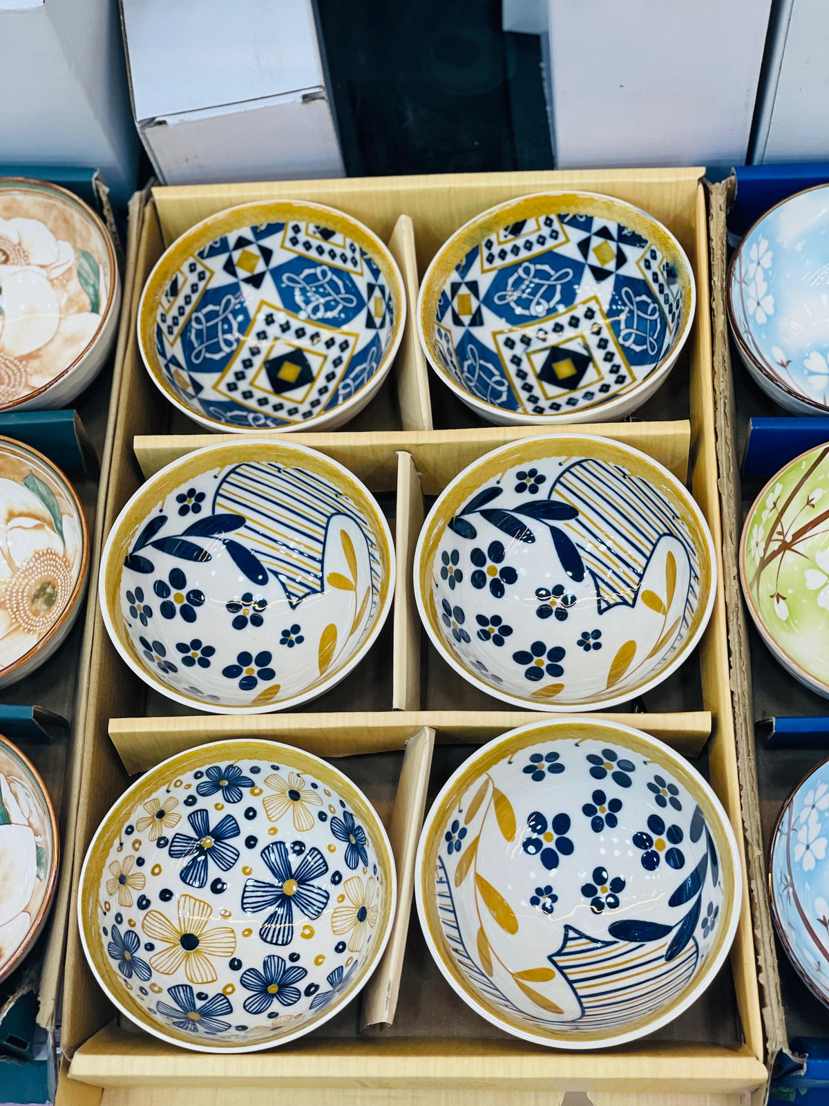 Creative Ceramic Porcelain Bowl Set (Box Packing)