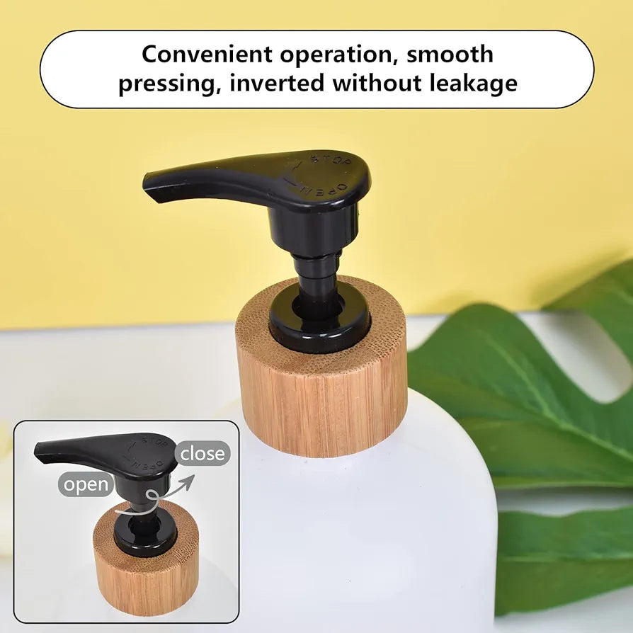 Hand And Dish Soap Dispenser  Glass Material Pair