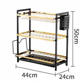 Multifunctional Kitchen Storage Dish Rack (2 Layer)