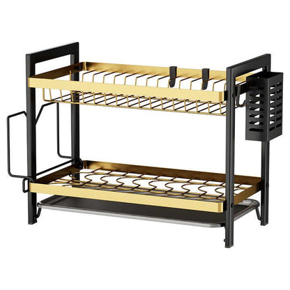 Multifunctional Kitchen Storage Dish Rack (2 Layer)