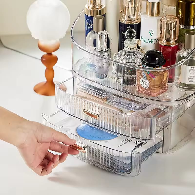 Luxury Acrylic Cosmetic  Organizer Box