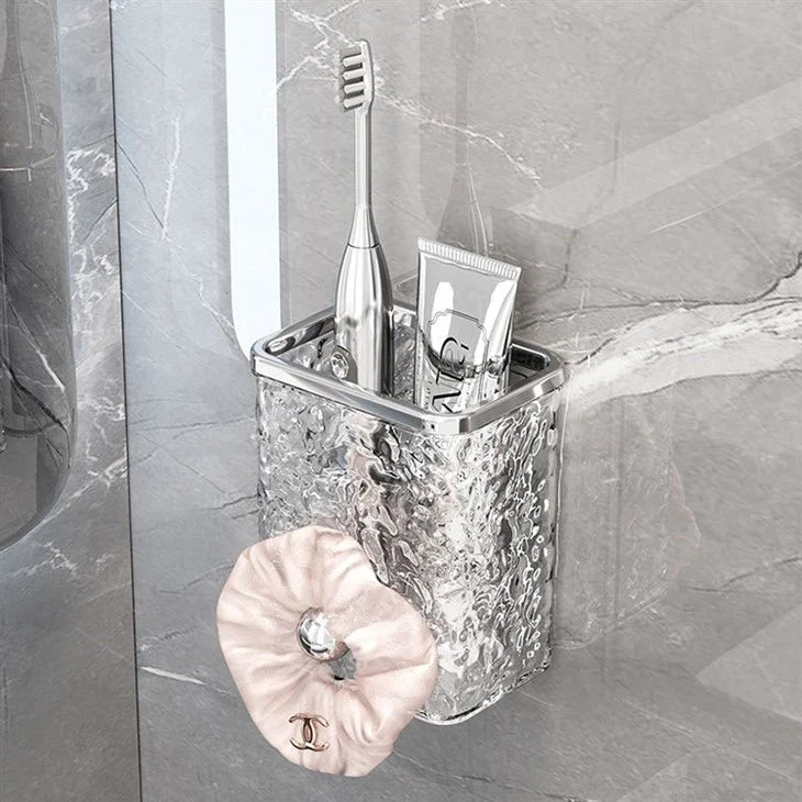 Luxurious Style Wall Mounted Toiletries Storage Holder