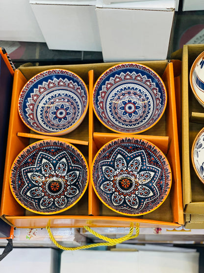 Creative Ceramic Porcelain Bowl Set (Box Packing)