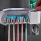 3In1 Antibacterial Toothpaste Squeezer & Brush Holder