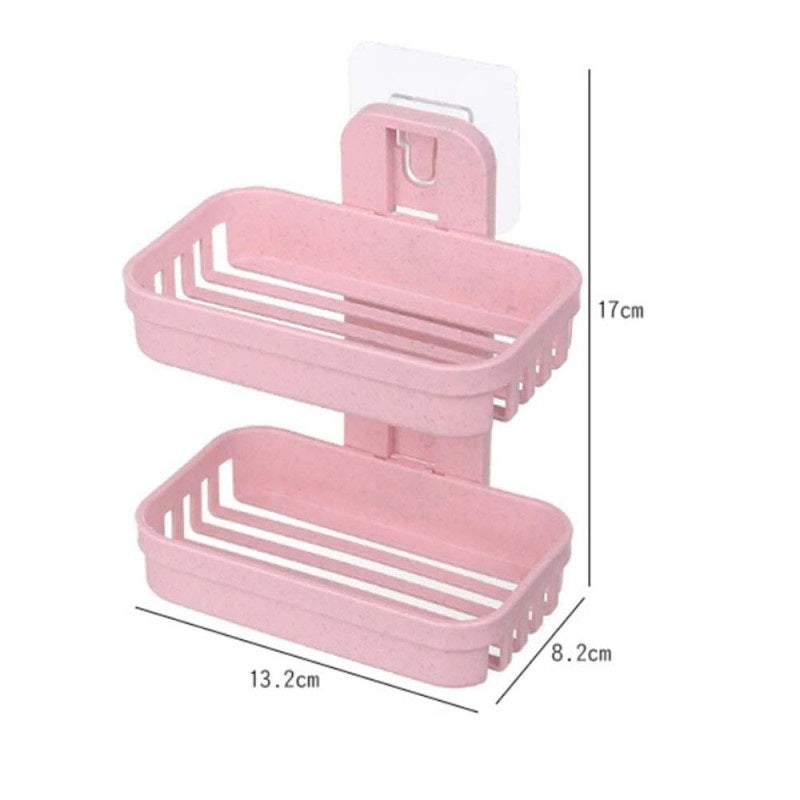 Double Tier Soap Dish Wall Mounted