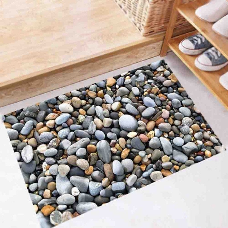 3D Stone Floor Wall Sticker