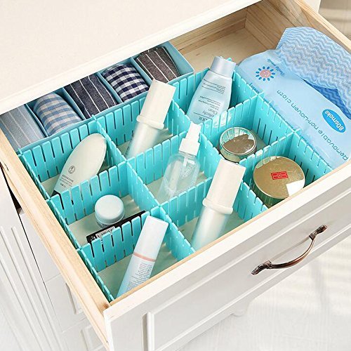 Drawer Divider 4 Strips Adjustable Drawer Organizer