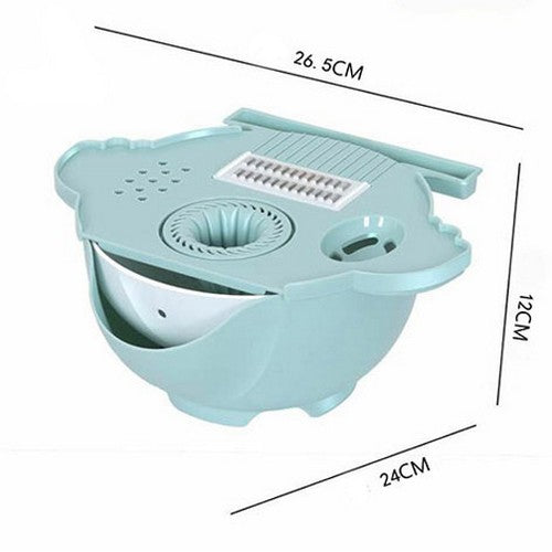 MultiPurpose Vegetable Grater And Rice Drain Bowl