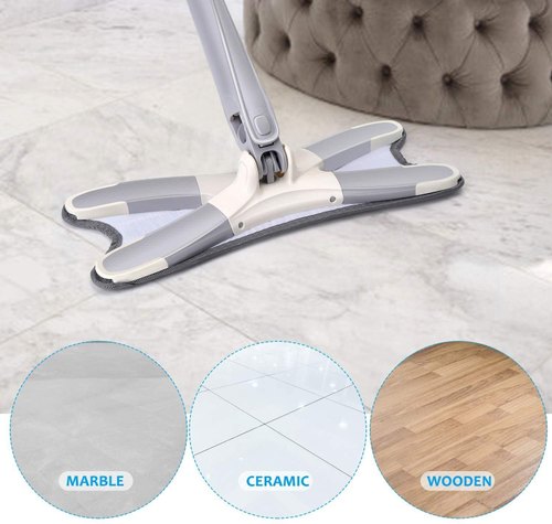 360 Degree X-Type Self Wringing Floor Cleaning Flat Mop