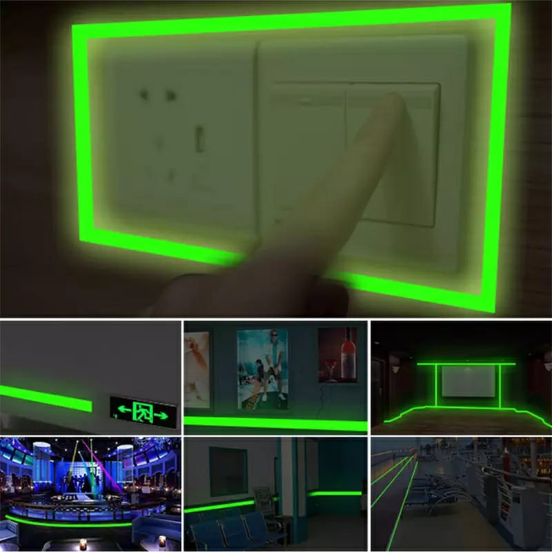 Luminous Tape Night Vision Glow In Dark Self-adhesive