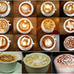 16 PCS Plastic Fancy Coffee Template