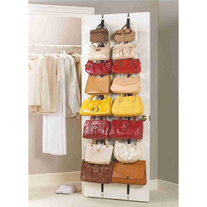 Adjustable bag rack for 16 bags