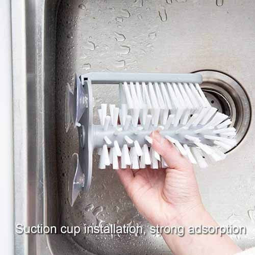 Dual Brush Glass Scrubber