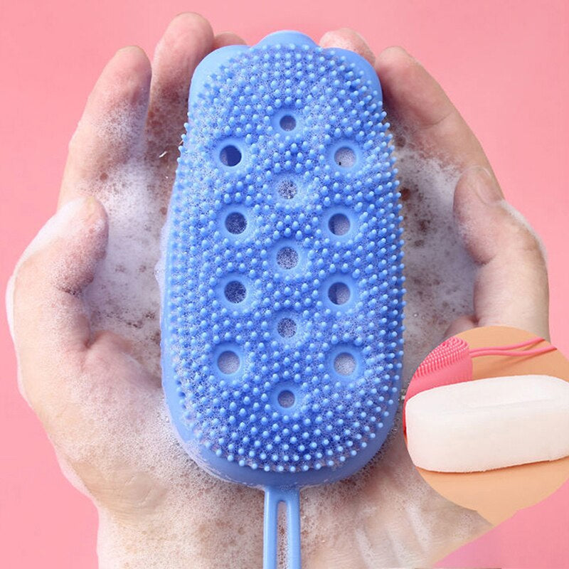 Silicone Bath & Massage Brush Double Sided