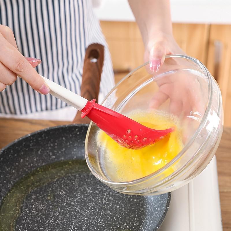 Grinding Cooking Spoon & Draining Colander