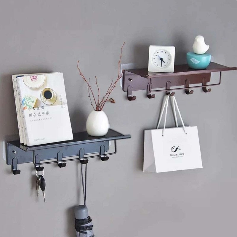 Iron Storage Shelf Rack Wall-Mounted