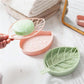 Creative Drain Soap Box Leaf Modeling Soap Holder