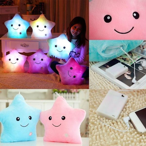 Led light up store pillow