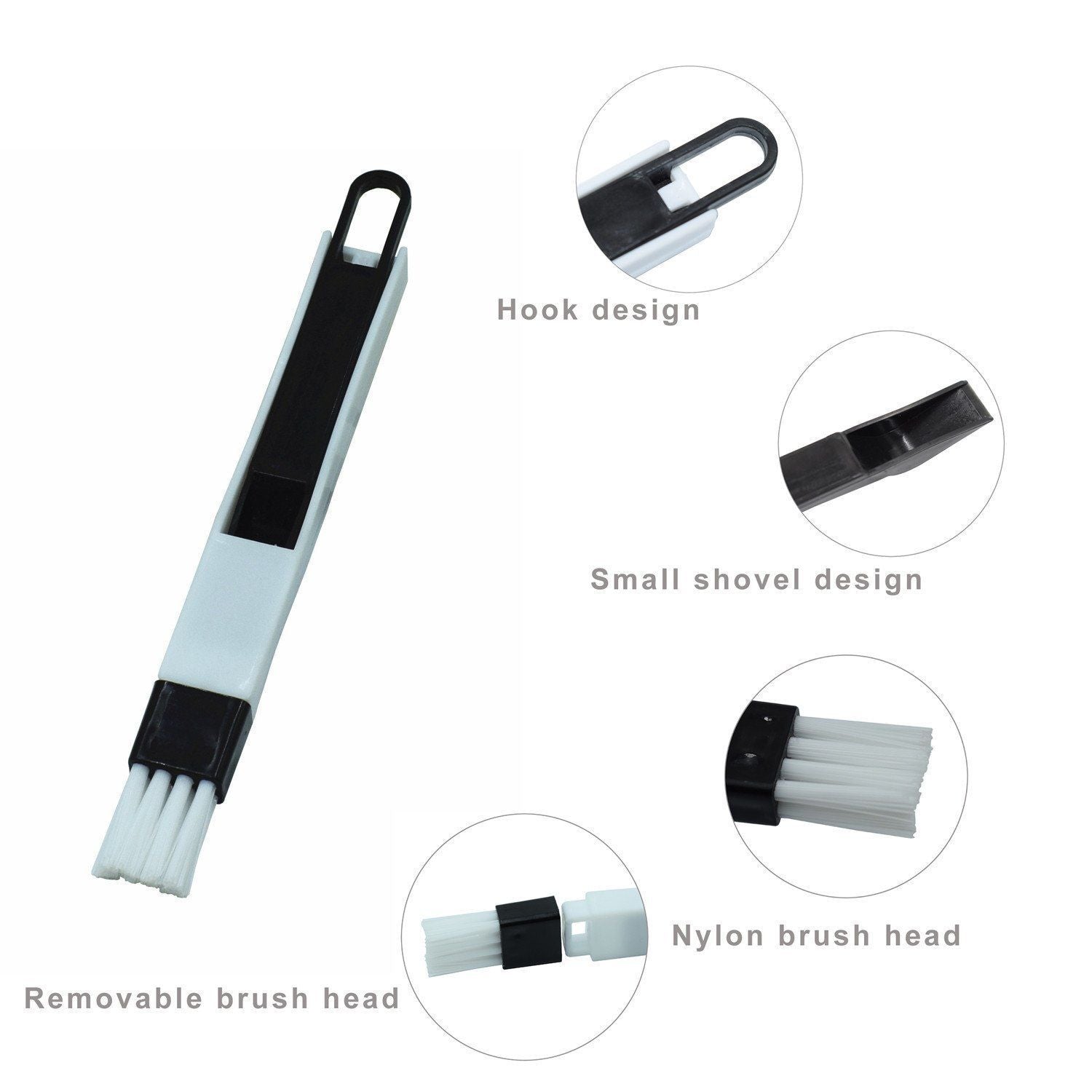 2 in 1 Multi Function Hanging Portable Mini Brush with Duster