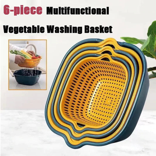 6 piece Multifunctional Drain Basket