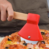 Axe Pizza Cutter with Bamboo Handle