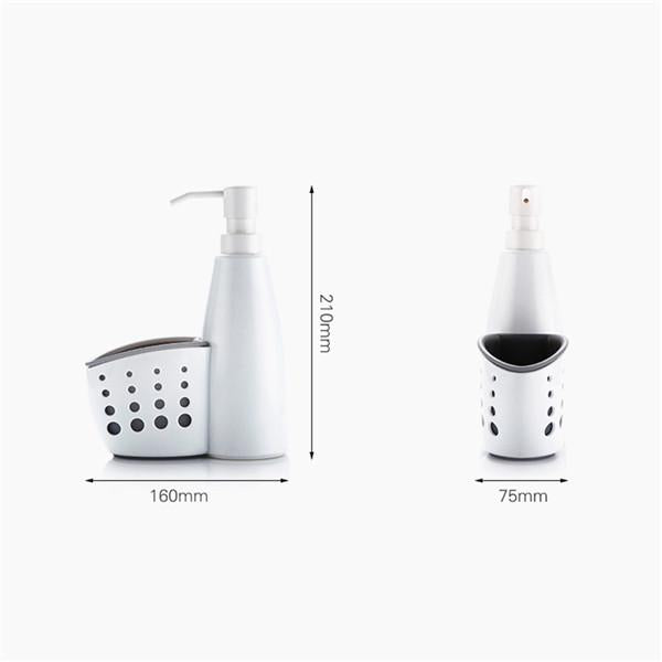 2 In 1 Refillable Liquid Detergent Bottle