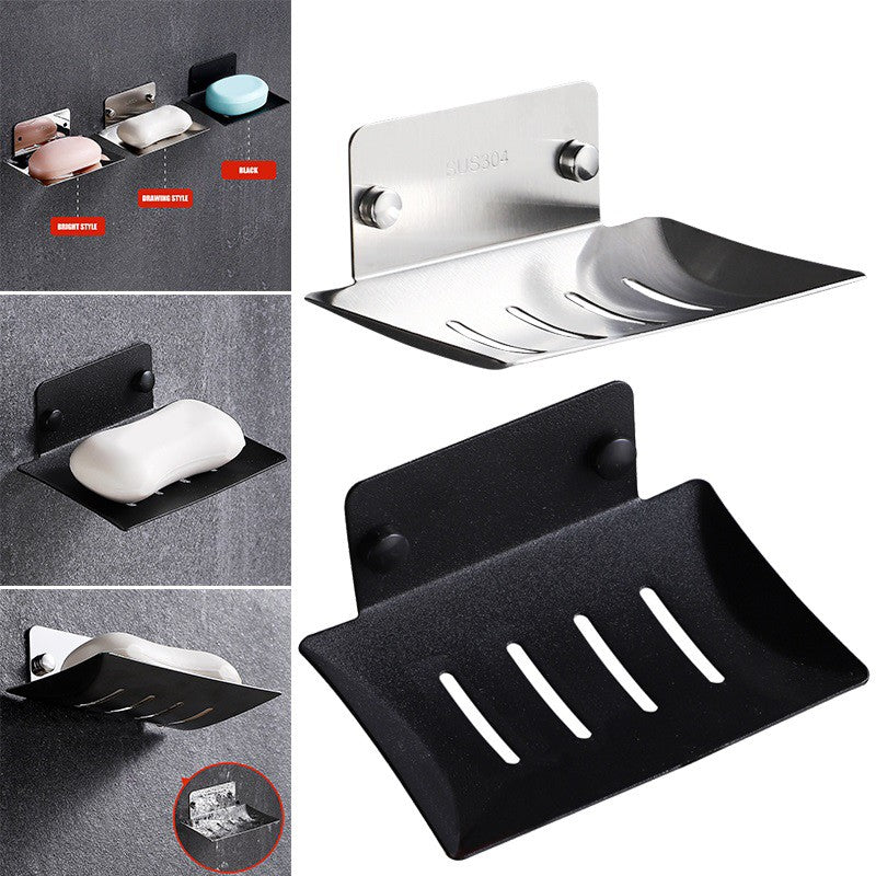 Metal Soap Dish Holder Wall-Mounted