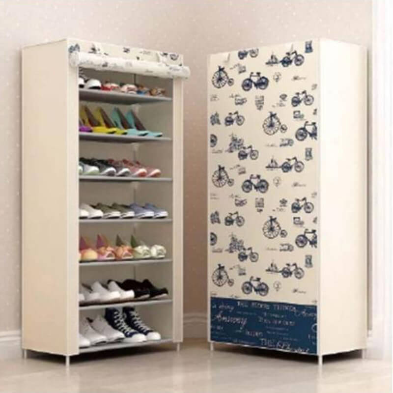 7 Layer Printed Shoe Organizer Rack