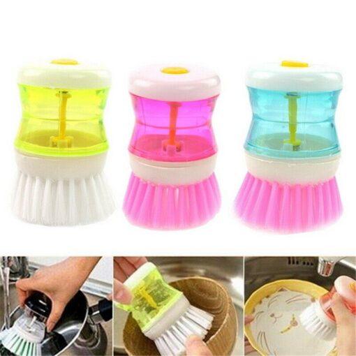 Liquid Soap Dishwasher Brush