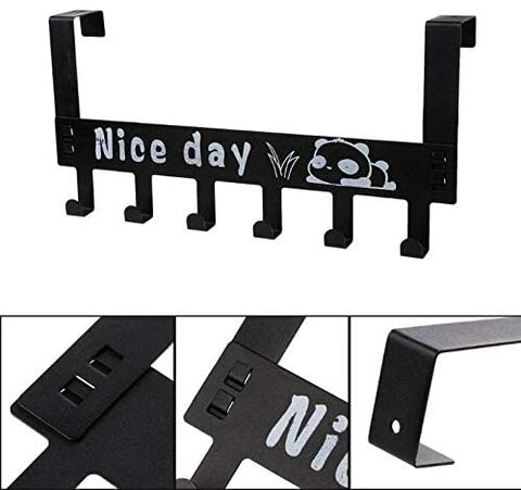 6 Hooks Nice Day Metal Hooks Door Hanger,