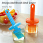 Oil Bottle with Nylon Brush for Cooking BBQ Kitchen