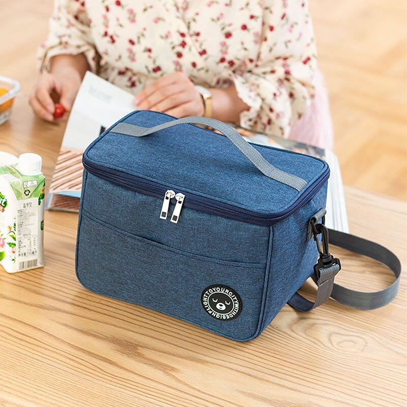 Portable Folding Thermal Insulation Carrier Lunch Bag