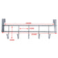 Kitchen Bathroom Stainless Steel 5 Hook Clothes Door Hanger